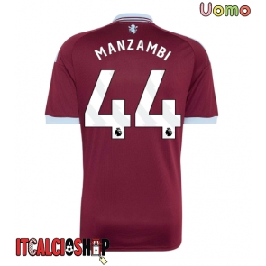 Aston Villa Johan Manzambi #44 Prima Maglia 2026-27 Manica Corta